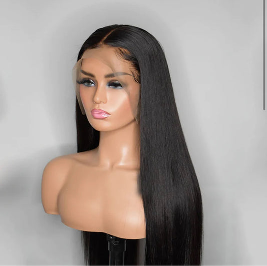 Raw Straight Frontal Wig